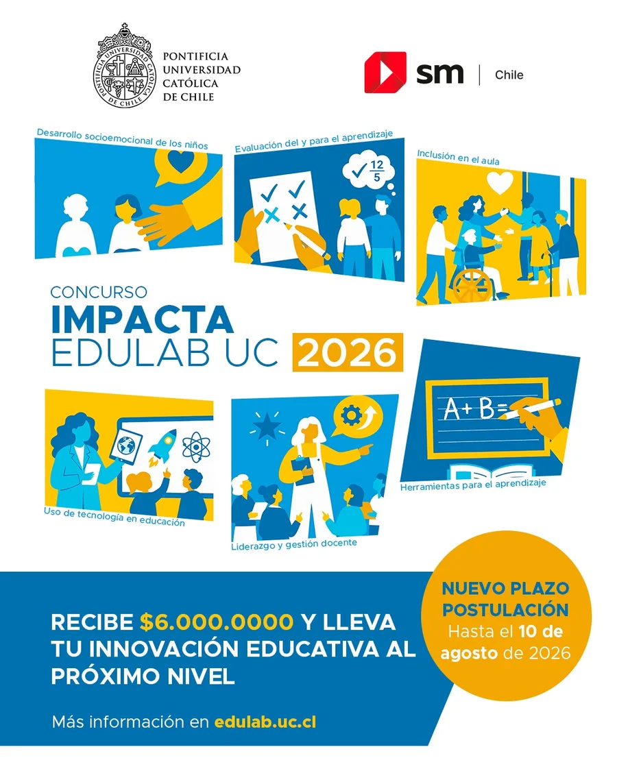 Post del concurso Impacta EduLab UC 2026